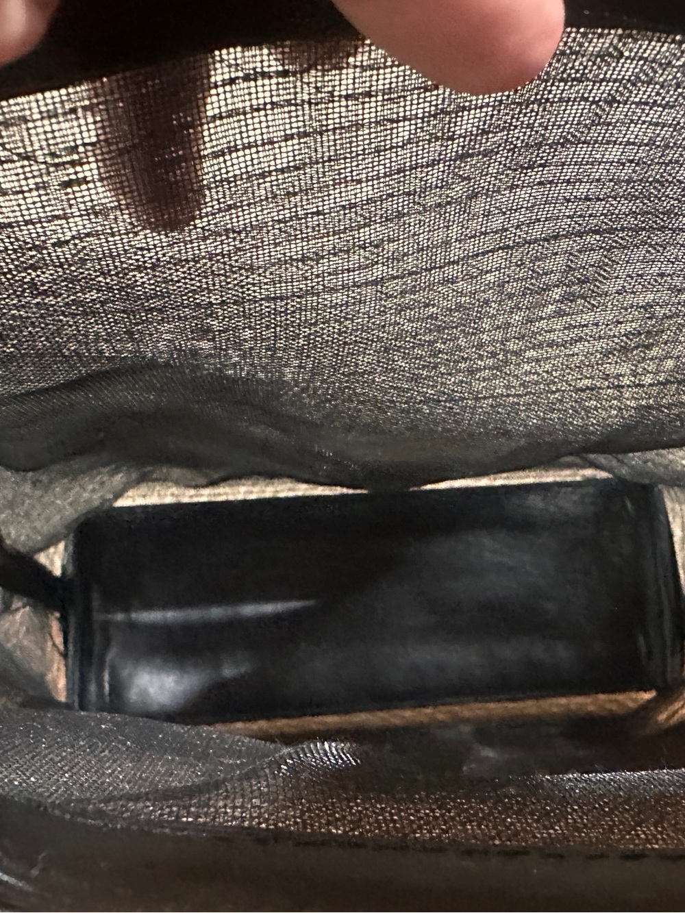 🔥WKND SALE🔥 Prada 1BG417 Tote with Removable Patent Leather Pouch - READ DETAILS - Picture 7 of 8